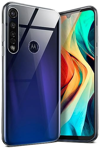 moex Aero Case für Motorola Moto G8 Plus Hülle Durchsichtig, Silikon Handyhülle Transparent, Clear Case Ultra Slim, Backcover Schutzhülle Dünn, Silikonhülle Minimalistisch, Klar