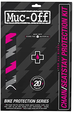 Muc-Off Unisex – Erwachsene Chainstay Protection Kit-Bolt, Natur, Einheitsgröße