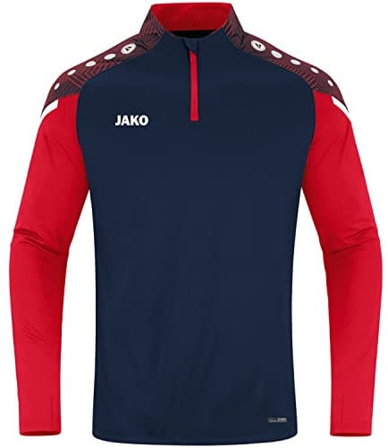 JAKO Performance Ziptop blaurot, XL Herren
