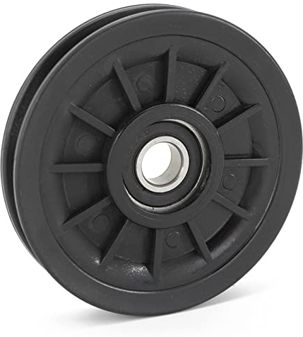 Carrucola puleggia in nylon, per porta basculante garage, Attrezzi sportivi palestra, Misura Ø esterno 90 mm, Cuscinetto Ø 12 mm, Carico max 100 kg