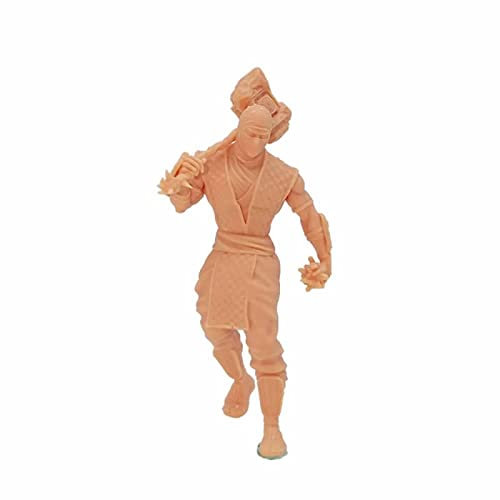 ZEDACAKAI 1/43 Maskiertes Kampfsport Ninja Miniaturmodell GK muss von Ihnen selbst gefärbt werden - Nr. 1