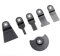 Oscillating Saw Blade, 6-Piece Multi-Tool Blade Kit, Multi-Tool Oscillating Tool Accessories for Fein, Worx, etc.