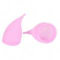 Coppetta Mestruale, Silicone Donna Riutilizzabile Coppetta Mestruale Collettore Sicuro Periodo Femminile Lady Tazza per L'igiene Femminile (Rosa Grande + Piccolo)