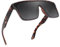 GLINDAR Polarisierte Recycelte Sonnenbrille für Männer Frauen, Retro Square Flat Top Shades UV400 Schutz Schildkröte