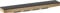 hansgrohe Schulterbrause mit Duschablage Rainfinity, mit 1 Strahlart (PowderRain) und Duschregal 50cm, Brushed Bronze