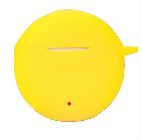 GIOPUEY Hülle für Honor Earbuds X5, Silikon Stoßfeste Schutzhülle, Ultradünn Case Cover, Kein Geruch, Hülle Silikon - Gelb