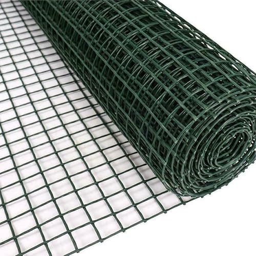 1m x 10m Plastic Garden Mesh Netting – Green Reusable Vegetable Fruit Bush Fencing Roll – Heavy Duty Gardening Net Fence Sheet – Climbing Plant Trellis Protection – Bird Guard – Tree Barrier