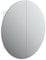 vidaXL Armoire de Salle de Bain Miroir Rond et LED Armoire de Rangement Meuble-lavabo de Toilette Maison Intérieur Blanc 54x54x17,5 cm