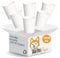 AKITAInk 1000 pz Bicchieri Monouso in Carta bianchi da 200 ml Bicchiere compostabile biodegradabile di carta per Te', Caffè, Bevande calde, Acqua anche Asporto e Feste (BIANCO, 1000)