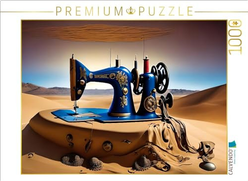 CALVENDO Puzzle Alte Nähmaschine | 1000 Teile Lege-Größe 64 x 48 cm Foto-Puzzle für glückliche Stunden
