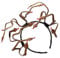 Toyvian Kostüm-kopfschmuck Schlangen-haarband Reptilien-stirnband Leuchtstab Rose Medusa Halloween-haarband Schlangenhaar-accessoire Halloween-dekoration Haarschmuck Kleidung Damen Plastik