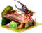 ESC WELT Dynastes Hercules - Hercules Käfer 3D-Puzzle - DIY Holztier-Puzzle - 3D-Puzzle für Kinder - Holz Bastelset für Kinder - Gehirn-Teaser Holzpuzzle - Spielzeuggeschenke für Weihnachten