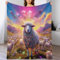 süße Schafe Decke Flauschig, Super Warme Decke, Hochwertige Wohndecke, Weich & Komfort Flannel Decke, Wolldecke, Sofadecke, Fleecedecke, Tagesdecke（100×130cm）