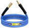 Air Compressor Hose 1/4 x 10ft 300PSI - Heavy Duty Hybrid Air Hose with Quick Coupling & Plug Kit, Lightweight, Kink Resistant, All Season Flexibility with Bending Limiters,