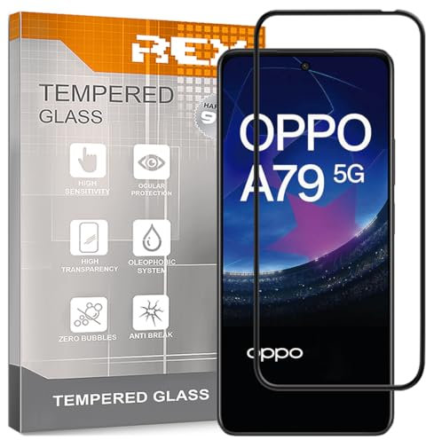 Protector de Pantalla Curvo para OPPO A79 5G - A2 5G - REALME C67 5G, Negro, Cristal Vidrio Templado Premium, 3D / 4D / 5D, Anti Roturas