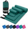 ZENACROSS Mikrofaser Handtuch 3er Set mit Transportbeutel - Schnelltrocknendes und vielseitiges Fitness Handtuch - Sporthandtuch Größen - XS, S, M - Petrolgrün