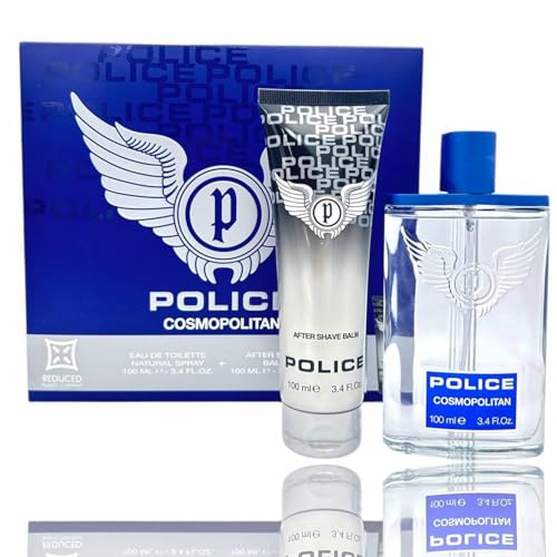 Police Geschenkset Herrenduft Eau de Toilette Spray 100 ml + After Bart Balsam 100 ml (Set, Cosmopolitan)