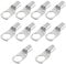 Copper Wire Lugs,9AWG SC16-10,Bolt Hole,Battery Cable Ends Eyelets Crimp Tubular Ring Terminals Connectors Silver Tone 10Pcs