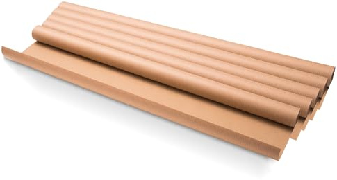 Conipa® 5 x 5m Rolle Packpapier 1m Breit (braun 70g/m²) - Verpackungspapier & Verpackungsmaterial Papier-Rolle - Einpackpapier & Füllmaterial Versand & Pakete - Kraftpapier & Geschenkpapier (5 Rollen)