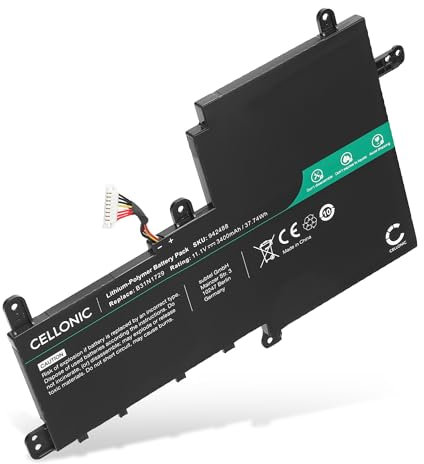 CELLONIC Battery Compatible with ASUS X530, K530, Vivobook S15 S530, V530, S530, B31N1729 3400mAh 11.4V