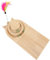 YARNOW kratzbaum für Katzen Katzenballbahn Spiele interaktive Katze doppelt interaktives katzenspielzeug Interactive cat Toy Katzendrehscheibe mit Kugel Katzenkätzchenspielzeug hölzern
