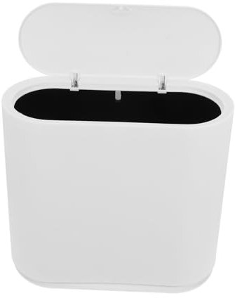 Alipis Poubelle Ménagère Relevable Avec Couvercle À Pression Poubelle De Bureau Moderne Pour Salle De Bain