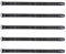 Veesper Drone Battery Cable Tie RC UAV Lithium Drone Battery Strap Compatible with FPV 5PCS 15x250mm Black