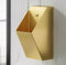 WOTZOV Wand-Urinal aus Edelstahl, Urinal, kommerzielles Spül-Urinal für Herren, vertikales Urinal für Zuhause, Hotel, Bar, Flughafen, Gold-Urinal，Gold-Urinal