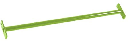 Reckstange Turnstange Turnreck 90 cm Spielplatzstange Klimmzugstange Klettergerüst Spielgerät für Garten hellgrün