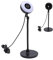 5MP Webcam with Fill Light Built in Mic, UHD USB Webcam with AF Touch Control Auto Focus Bendable Rod, PC Camera for Zoom, Teams, Meeting