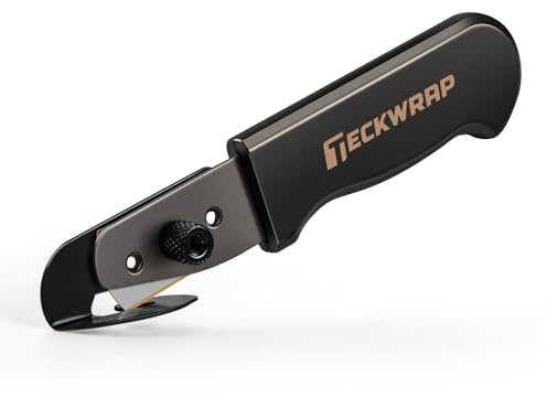 TECKWRAP Vinyl Backing Cutter Knife for Car Wrap Utility Knife Backslitter Tool Liner Safety Cutter Aluminum Handle Back Paper Slitting Knife, Smooth Cuts in Vinyl and DIY Projects