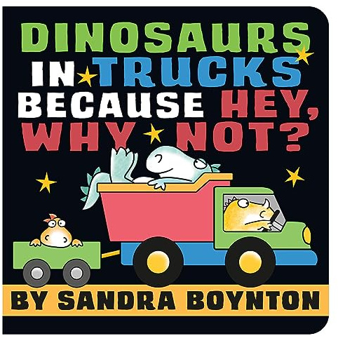 Dinosaurs in Trucks Because Hey, Why Not?