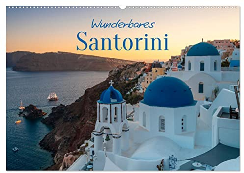 Wunderbares Santorini - Matteo Colombo (Wandkalender 2026 DIN A2 quer), CALVENDO Monatskalender: Farben und Emotionen aus Santorini (CALVENDO Orte)