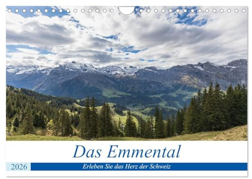Das Emmental (Wandkalender 2026 DIN A4 quer), CALVENDO Monatskalender: Erleben Sie das Herz der Schweiz (CALVENDO Natur)