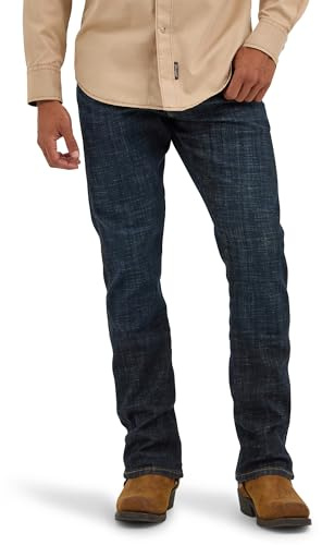 Wrangler - Pantalón Vaquero Retro Entallado, Corte Tipo Bota, para Hombre, Dax, 33W x 32L