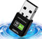 Aigital WiFi Adaptateur Clé WiFi Double Bande 600Mbps (2.4G/150Mbps + 5G/433Mbps),Mini USB WiFi dongle,pour Ordinateur de Bureau PC Compatible avec Windows 10/8/7/Vista/XP (Aucun Disque CD requis)