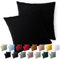 Blumtal Kissenbezug 80 x 80, 2 Stück - Oeko-TEX zert. Kissenbezüge 100% Mikrofaser in extra weich & waschmaschinenfest - Bezug Kissen 80x80 Schwarz