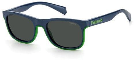 Polaroid PLD 8041/S Rnb/M9 Blue Green 47 Occhiali, Unisex-Bambini e Ragazzi