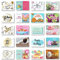 Domelo Geburtstagskarten 20er Set mit Umschlag, Happy Birthday Postkarten, Kraftpapier Karten zum Geburtstag, Geburtstagskarte für Mann/Frau/Kinder, Postkarte als Grußkarten, (Set 1)