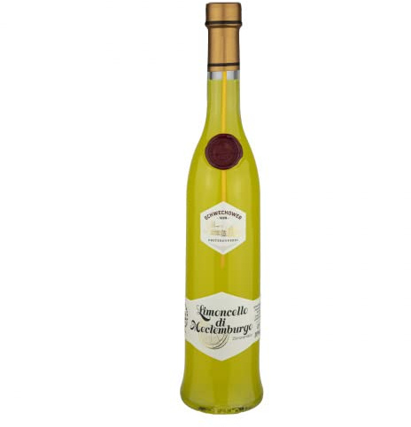 Likör Zitrone 0,5l (30% Vol) - Limoncello di Meclemburgo - Zitronenlikör aus Mecklenburg 500ml | Schwechower Brennerei (1229)