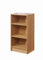 Timber Art Design Bookcase Storage Modern Small Narrow Display Storage Organiser Adjustable Shelving Unit for Living Room Home Office Study Room (40 x 80 x 30 cm, Brown)