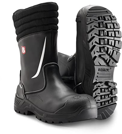 Brynje Sicherheitsschuh B-Dry Outdoor Boot Sicherheitsschuhe Fit System, Schwarz- Gr. 44