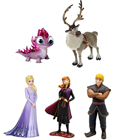 Bullyworld Frozen 2/Frozen - game figure set with ELSA, Anna, Kristoff, Sven and Bruni