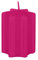 Sternkerzen Fuchsia Pink 6 x Ø 6 cm, 4 Stück, Adventskerzen, Weihnachtskerzen