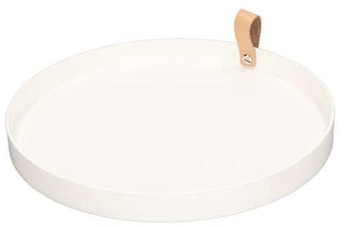 HEEPDD Grand Plateau à Bijoux, Porte-bracelet de Rond Simple et Organisateur de Boucles D'oreilles Attrayant Rangement de Bijoux Plateau de Coiffeuse