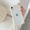 QLTYPRI Compatible with iPhone X Case/iPhone Xs Case, Cute Curly Wave Frame Clear Case for Girls Women, Transparent Soft Silicone TPU Bumper Shockproof Protective Phone Cover for iPhone X/XS - Yellow