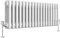 Heilmetz 3 Cast Iron Column Radiator 300 x 830mm, White Traditional Style Horizontal Radiator Triple Column Radiator Central Heating Radiator