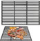 PEILU Gusseisen Grillrost, Universelle Massives Gussrost, Rechteck Anbratrost, Schwarz Grillplatten für Holzkohlegrill Gasgrill Campinggrill Pizzastein Geflügelbräter und mehr (60x40cm)