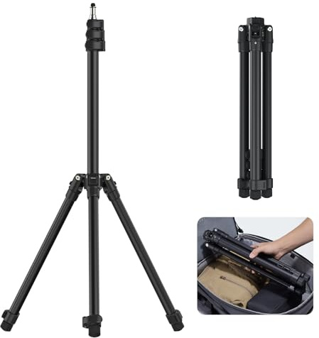 ULANZI TT43 Light Stand Tripod, Extendable 6.23ft Tripod Stand Photography Adjustable Aluminum, Portable Lighting Solution for Strobe Lights, Webcams, Cameras, and Softboxes