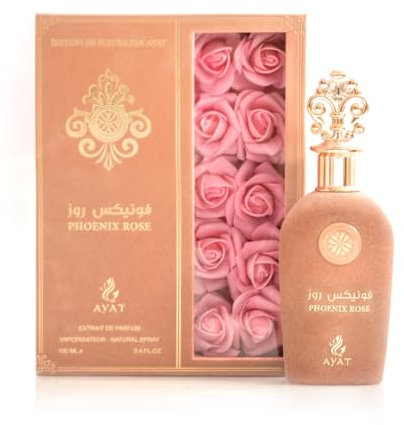 Ayat Perfumes Phoenix Rose Eau de Parfum – 100ml | luxury perfume for women | Floral Oriental Fragrance with Rose, Vanilla, & Amber | Arabic Perfume for Women | dubai perfume women